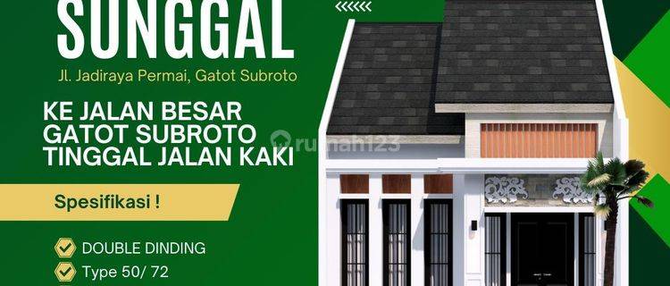 Rumah Lokasi Strategis Dalam Cluster Jadiraya Permai Sunggal 1