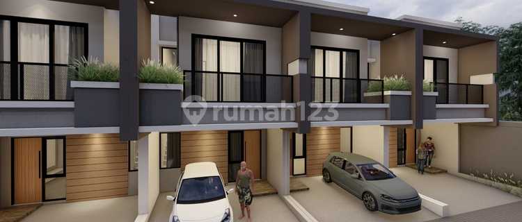 Rumah Baru KPR / Cash Akses 2 Mobil di Bintara Strategis 1