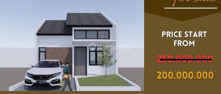 RUMAH BERKUALITAS ONLY 200 JT KHUSUS BULAN MARET 1