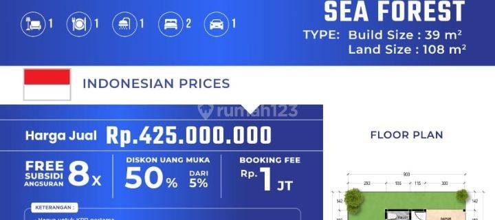 Griya Sea Lestari 5 Minahasa Sulut, Promo 8 Juta Hingga Akad  1