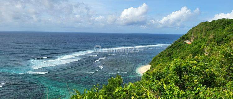 Cliffside Land With Unblocked Ocean View For Sale In Ungasan 1