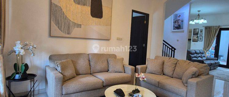 Rumah Furnished Terawat Dekat Toll Di Nusaloka Bsd 1