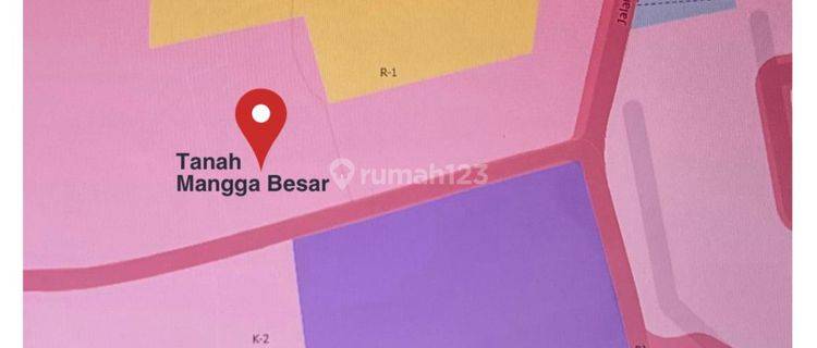 Kavling Di Jln. Mangga Besar, Taman Sari Jakbarcocok U/ Koskosan, Office Building, Gudang Dllluas Tanah 1.064 M2 Shm Zona Komersil 1