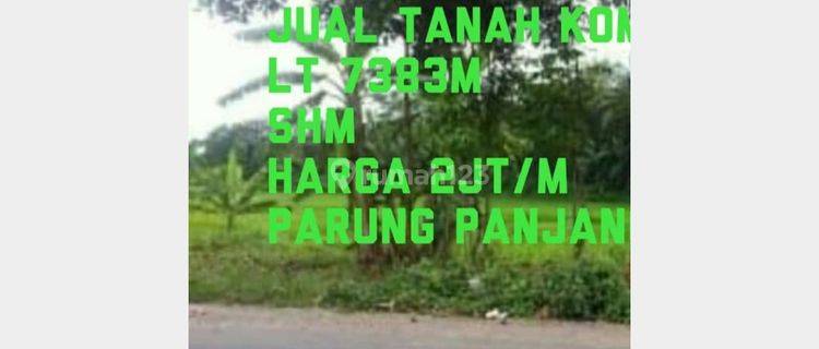 Dijual Tanah Komersial di Pinggir Jalan Raya, Parung Panjang 1