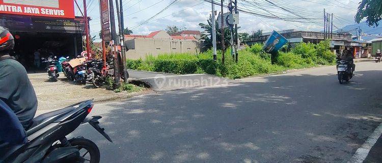 DIJUAL TANAH KERAS POSISI HOOK DI TEPI JALAN RAYA TUNGGUL HITAM 1