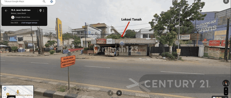 Tanah Komersial Tepi Jalan Pusat Kota Bekasi Harapan Mulya. 1