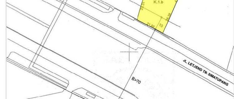 Tanah komersial dijual di Jl.TB Simatupang, Jakarta Selatan  1