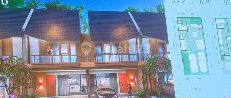For Sale New 6x12 Meter 2-Story House in Citra Garden 8, West Jakarta 1