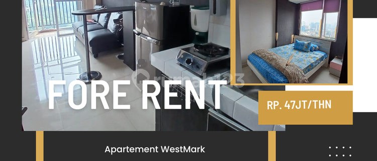 Apartment for Rent Westmark 1BR+ Best view ready to occupy fully furnished West Jakarta 1
