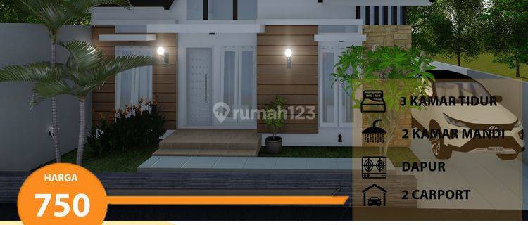 Dijual Rumah Baru Modern Desain Kekinian Lokasi Dekat Pusat Bisnis  1