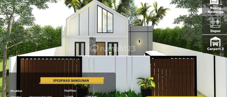 Jual Rumah New Modern Desain Memiliki 2 Carport Lokasi Kudus Jateng  1