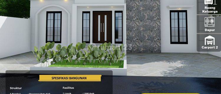 Jual Rumah Nyaman Desain Scandinavian Kekinian Lokasi Kudus Jateng  1