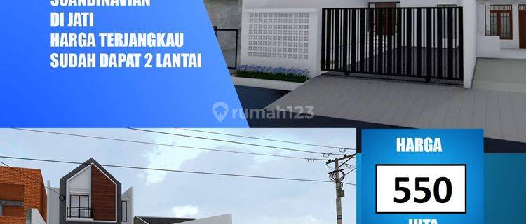 Dijual Rumah 2 Lantai Desain Modern Scandinavian Lokasi Kudus Jateng  1