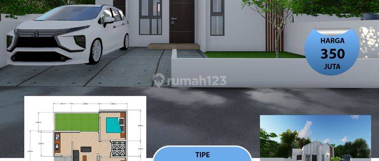 Dijual Rumah Harga Terbaik SHM Desain Scandinavian Kudus Jawa Tengah 1