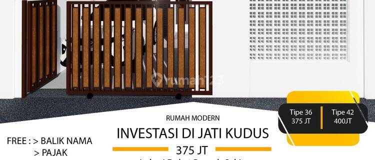 Dijual Rumah Modern Minimalis SHM Unfurnished Lokasi Jati Kudus Jawa Tengah 1