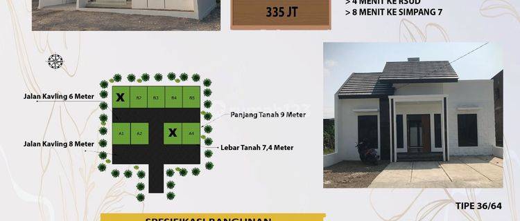 Dijual Rumah Unfurnished Pesan Bangun Desain Scandinavian Kudus Jateng 1