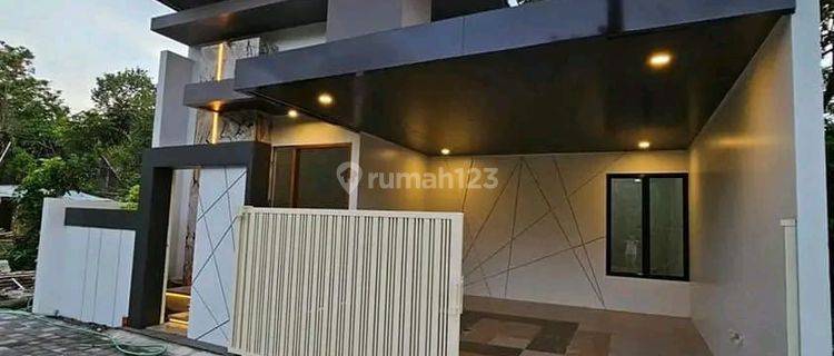 Di Jual Rumah Modern Harga Murah Bonus AC, kitchen set dan Minibar di Yogyakarta 1