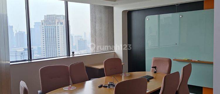 SEWA KANTOR DI JAKARTA ARTHA GRAHA 369M² FURNISH 250K NEGO  1