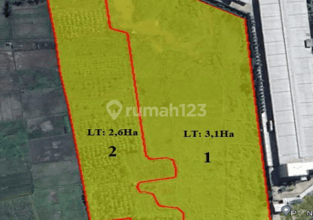 Tanah 6,5 Ha Zona Abu Industri Daerah Cikancung, Majalaya 1