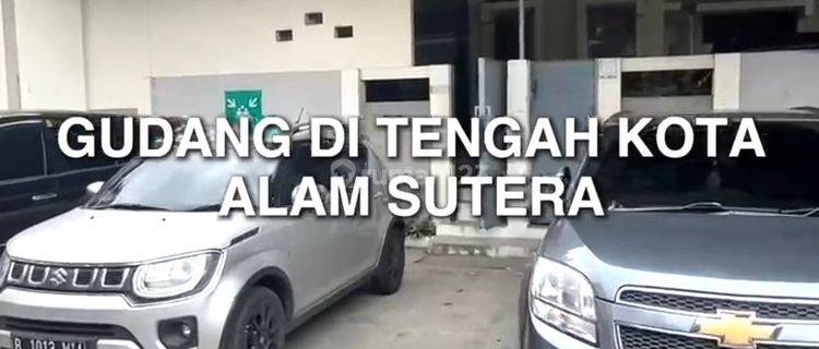 Gudang Dan Kantor Di Alam Sutera Bisa Masuk Container, 10 Menit Ke Tol 1