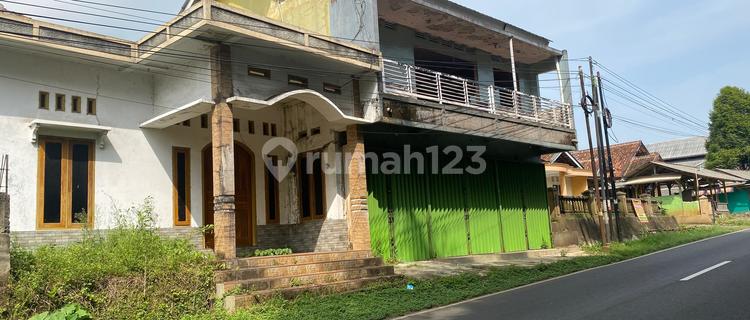 For Sale: House and Shop by the Main Road Near Darangdan Toll Gate, Purwakarta 1