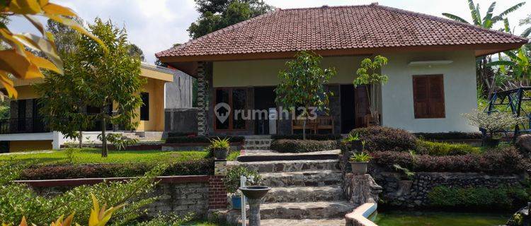 Jual Rumah Villa Dan Kolam Ikan Pinggir Jalan Arah Ciater Lembang 1