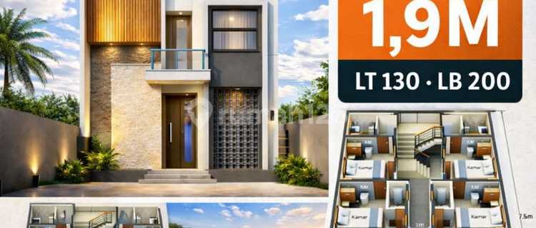 2-Story Boarding House with Elegant Design in Tembalang, Semarang 1