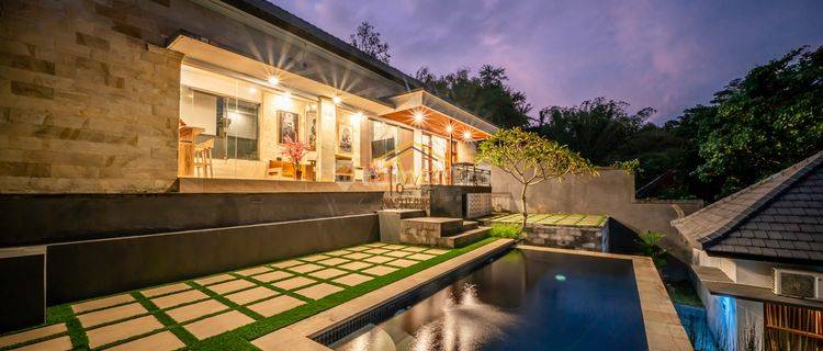 Villa Modern Di Tabanan Los Tebing Dan Sungai  1