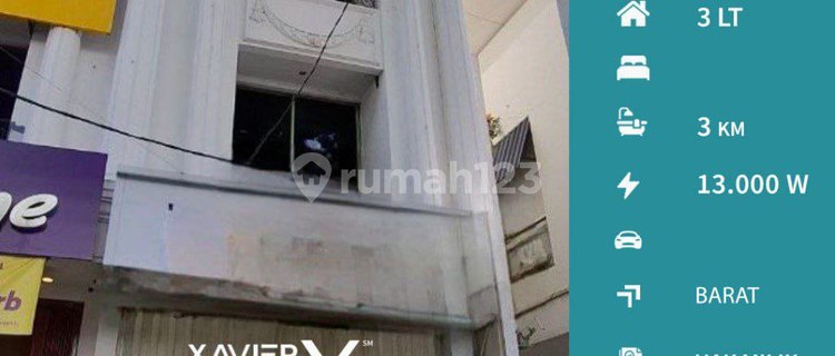 For Rent Strategic 3-Story Shop House on Jln Poros S. Parman, Malang 1