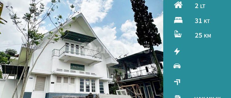 For Sale Original Dutch Colonial House + Large Land On Jl Raya Kota Batu 1