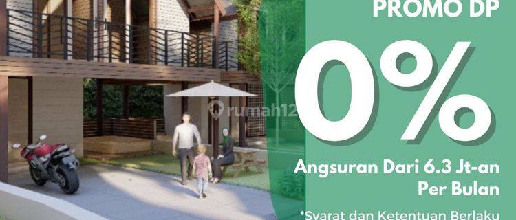 Kok Bisa promo DP 0% Rumah Unik Ciwidey Bandung Hampir Habis 1