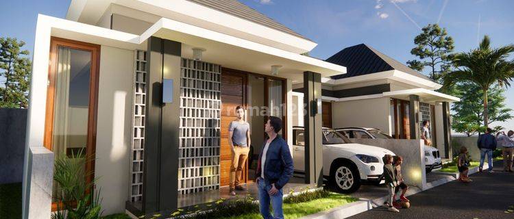 RUMAH KEMBAR 4 UNIT CANTIK - DESAIGN LIMASAN KEKINIAN DI PURWOMARTANI DEKAT BUDI MULIA TAJEM SLEMAN 1