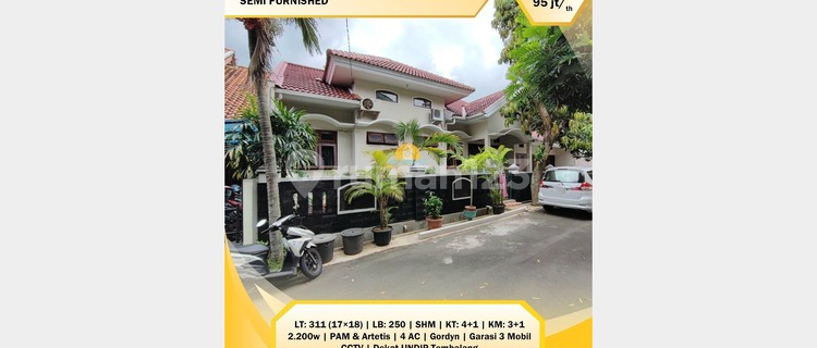 Rumah Furnished Dekat Undip Perum Bukit Agung Tembalang Semarang 1