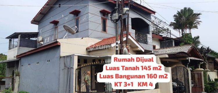 DIJUAL RUMAH 2 LANTAI ASRI SEJUK POSISI HOOK VILLA BOGOR INDAH 1 1