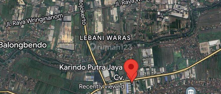 Dijual Tanah Strategis di 0 Jalan Bypass Krian 1