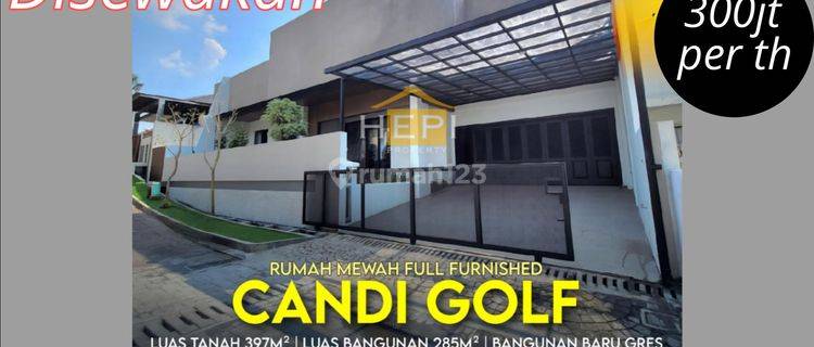 Sewa RUMAH MEWAH FURNISH DI CANDI GOLF Semarang 1