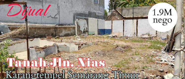 Tanah TENGAH KOTA Di Jalan NIAS ,Siap Bangun 1