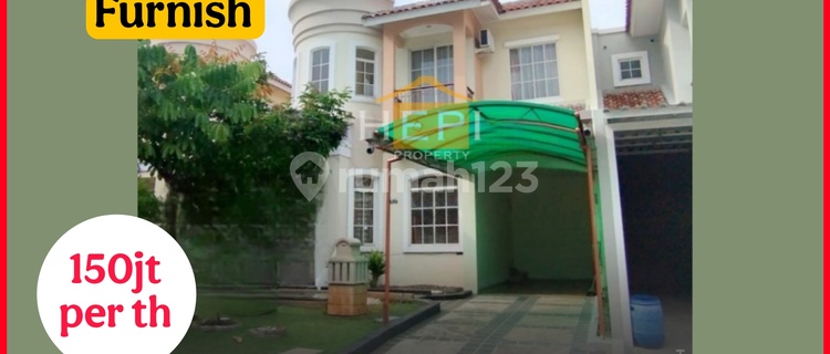 Rumah Furnish 2Lt di Graha Padma Dekat Karangturi 1