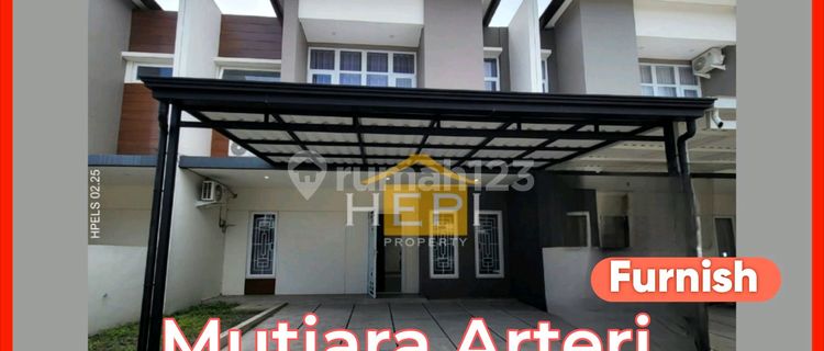 Rumah Murah Cluster Tengah Kota ,Furnish di Mutiara Arteri 1