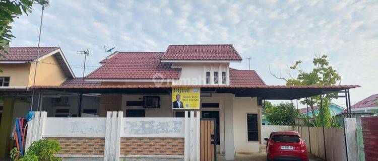 Rumah Cluster siap huni parkiran luas di Pekan Baru 1