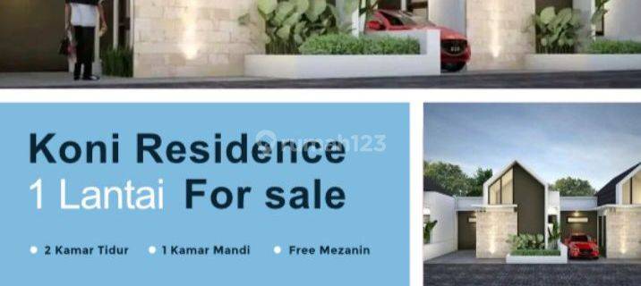 KONI RESIDENCE RUMAH MURAH 1'5 LANTAI KONSEP MEZANINE MILENIALS DI PONDOK CABE DEKAT TOL Selatan Jakarta 1