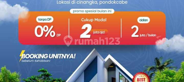 Termurah Rumah Tanpa Dp Dekat Bandara Pondok Cabe 1