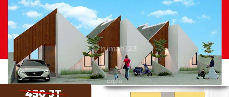 Rumah Murah Di Titi Kuning Model Milenial Scandinavian Keren 1