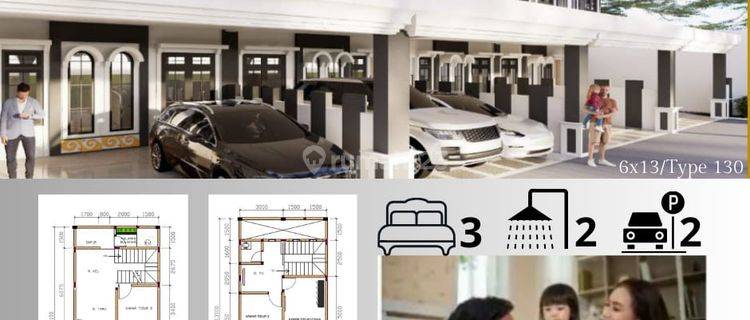 RUMAH MEWAH KAPTEN MUSLIM CARPORT BISA 2 Mobil  1