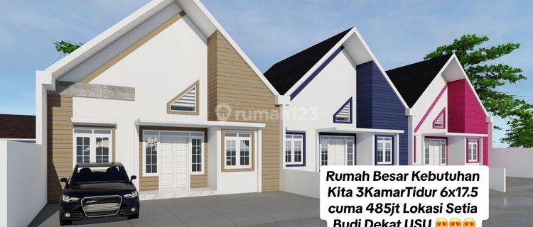 Rumah Lebar 6x17.5 Setia Budi 3 Kamar Cuma 485jt 1