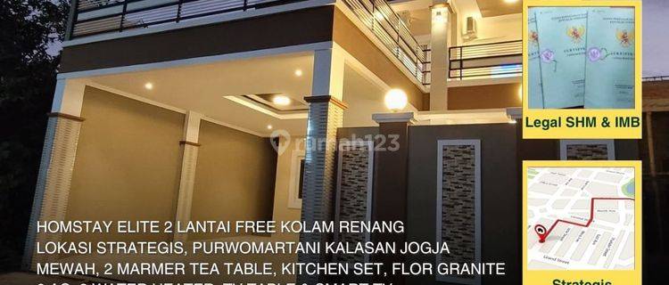 Rumah SHM Siap Huni Homestay Elite 2 Lantai Free Luxury Pool 1