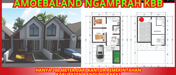 KHUSUS CASH Rumah Baru Dekat Tol Padalarang Bandung Murah 1