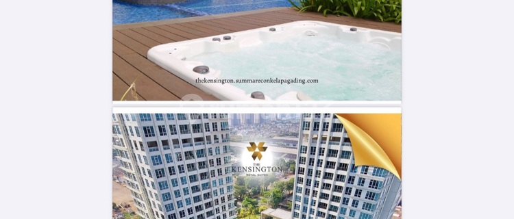 For Sale Kensington Tower Clifford Apartment Kelapa Gading North Jakarta 1