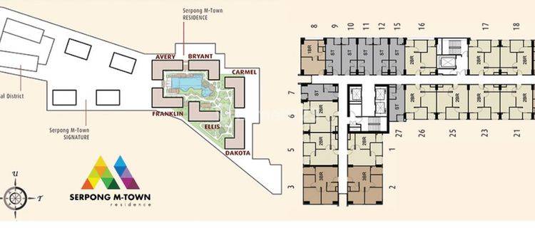 Apartemen M Town Residence Studio Murah , Nego Sampai Deal 1