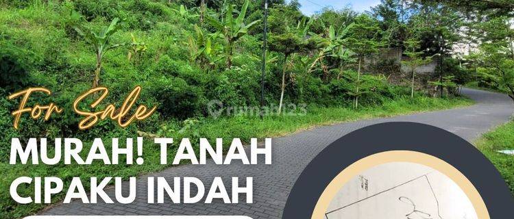 Dibawah NJOP Tanah di Cipaku Indah 2225 m² SHM 1